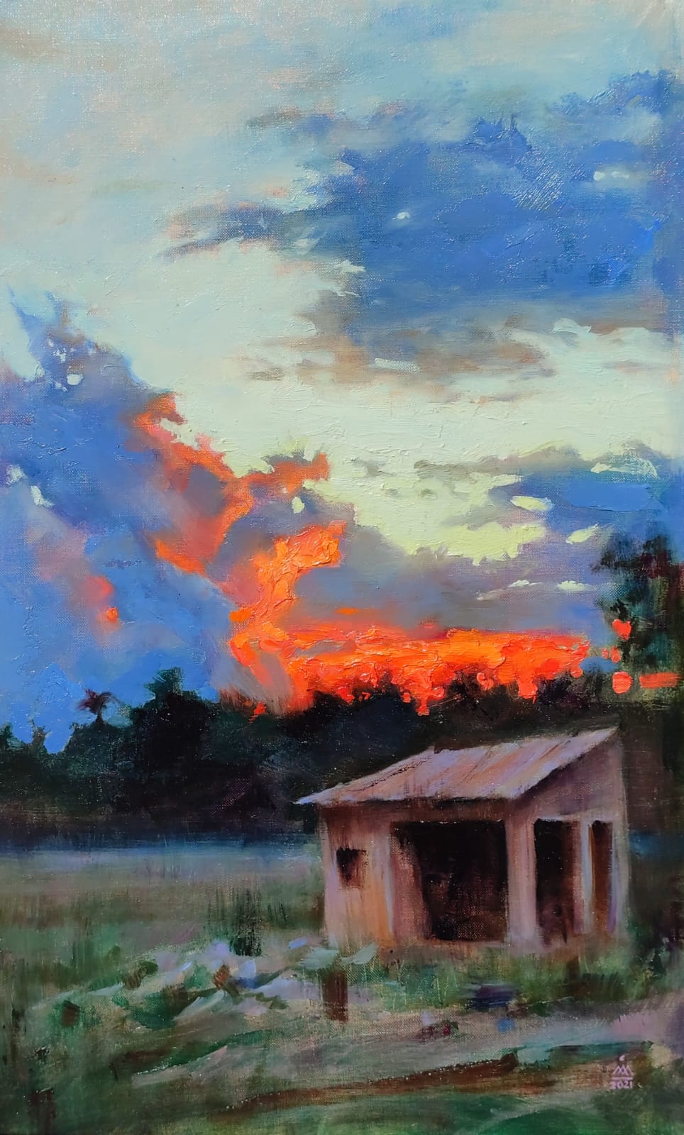 MARIA LIACHOVITSKAYA - ATARDECER DE FUEGO